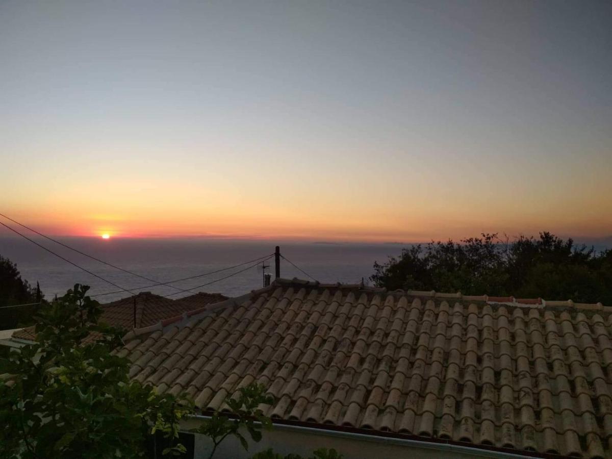 Вилла Lefkada Sunset House Каламици Экстерьер фото