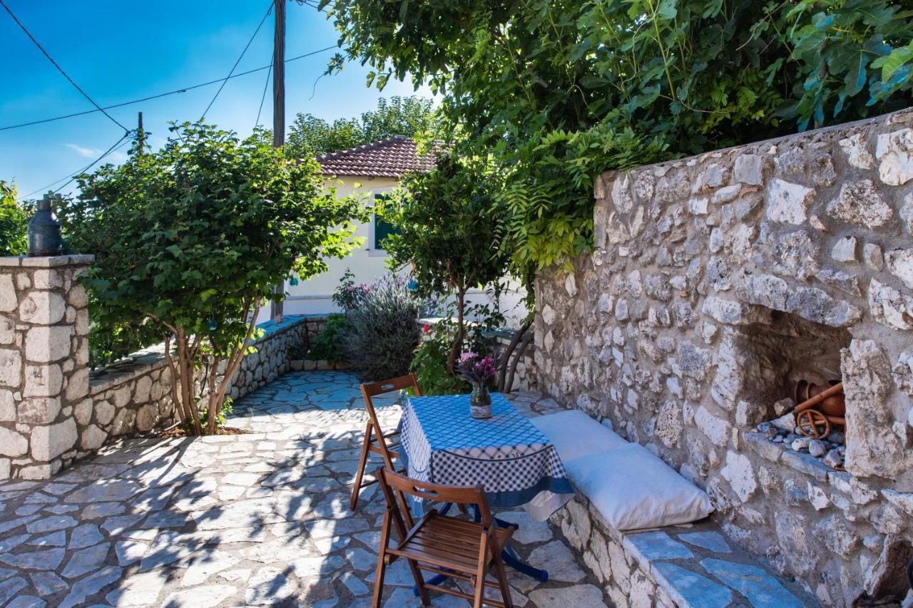 Вилла Lefkada Sunset House Каламици Экстерьер фото