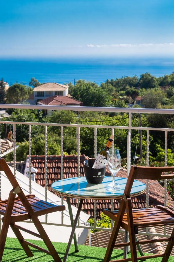 Вилла Lefkada Sunset House Каламици Экстерьер фото