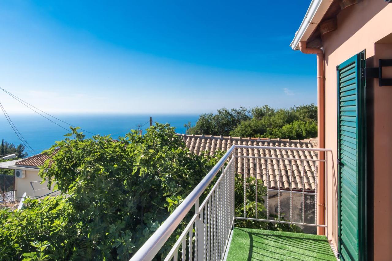 Вилла Lefkada Sunset House Каламици Экстерьер фото