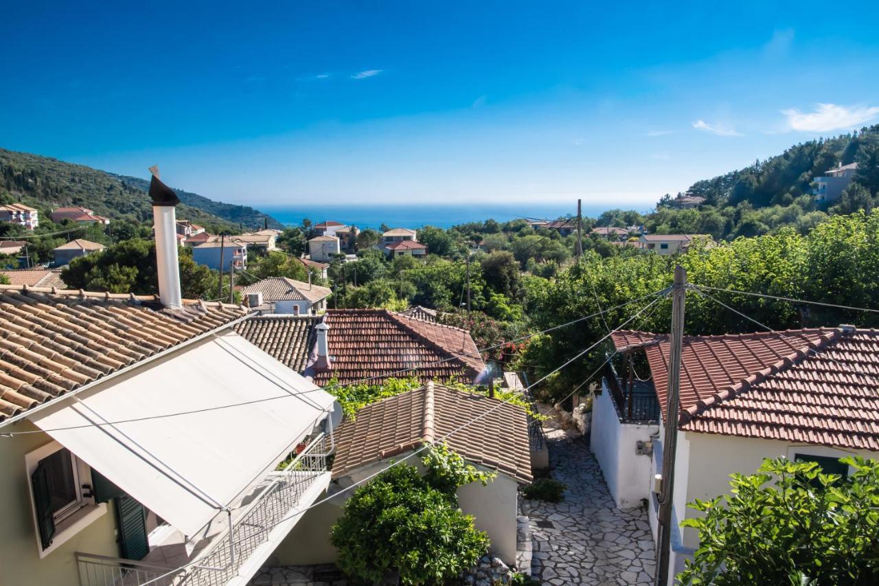 Вилла Lefkada Sunset House Каламици Экстерьер фото
